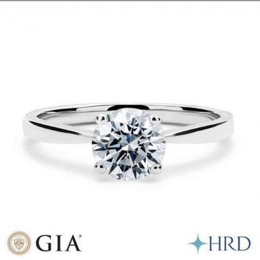 Пръстен с диамант 1 карат цена и качество с отлични параметри, част от най-скъпите годежни пръстени на Shemay Diamond от колекция Invest