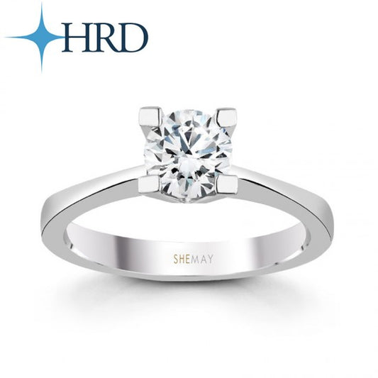 Класически годежен пръстен с диамант 0.80 ct