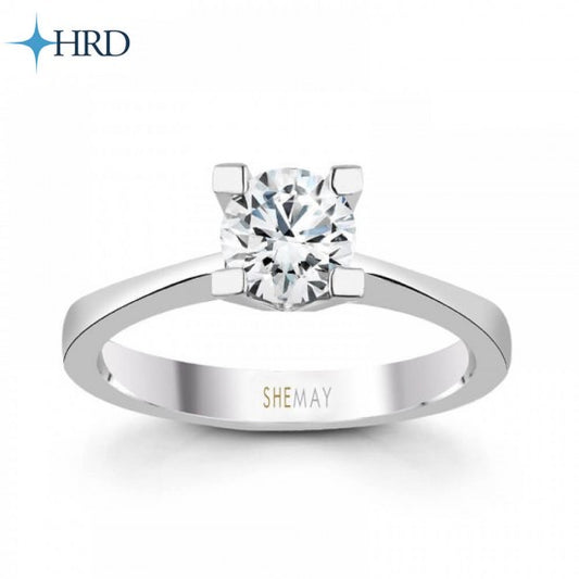 Класически годежен пръстен с диамант 0.90 ct