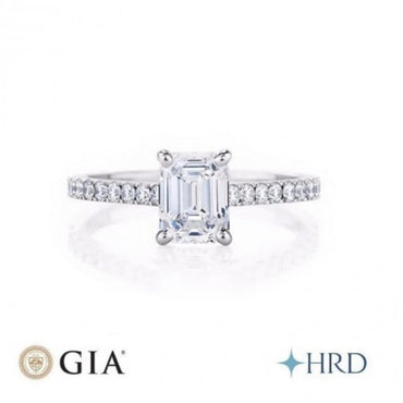 Пръстен бяло злато с Диаманти 1.01 карата