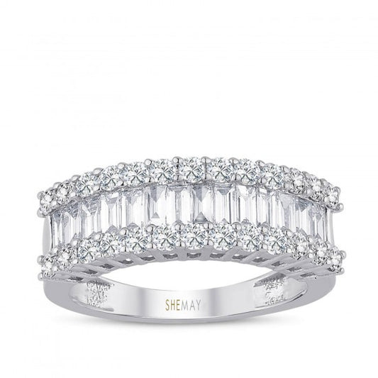 Пръстен бяло злато с Диаманти 1.39 карата