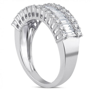 Пръстен бяло злато с Диаманти 1.39 карата