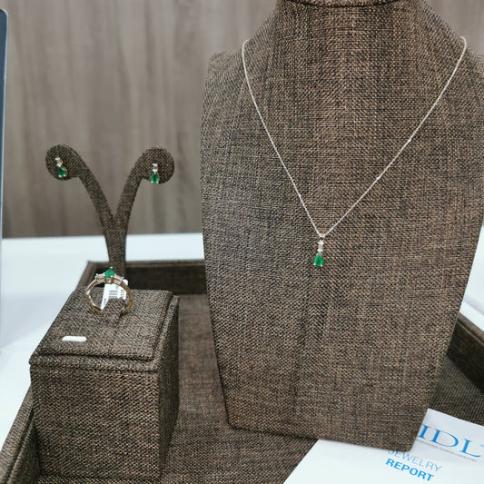 Сет със Смарагди и Диаманти 1.93 карата