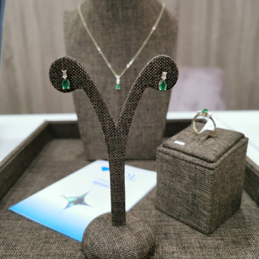 Сет със Смарагди и Диаманти 1.93 карата