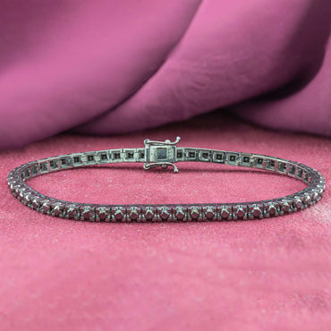 Уникална дамска гривна с черни диаманти от лимитирана серия