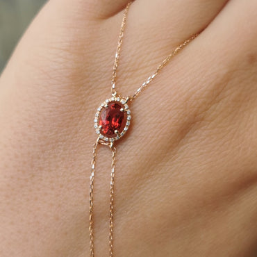 Гривна с Рубин и диаманти 1.02 карата