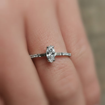 Пръстен с диаманти 0.54 карата