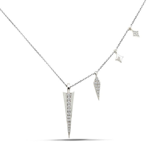 Висулка-колие с диамантени елементи 0.30 карата