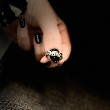 Пръстен с диаманти от жълто злато LIMITED EDITION 0.49 карата