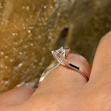 Диамантен годежен пръстен 0.11 карата и още много годежни пръстени софия цени с отстъпка в Shemay Diamond.