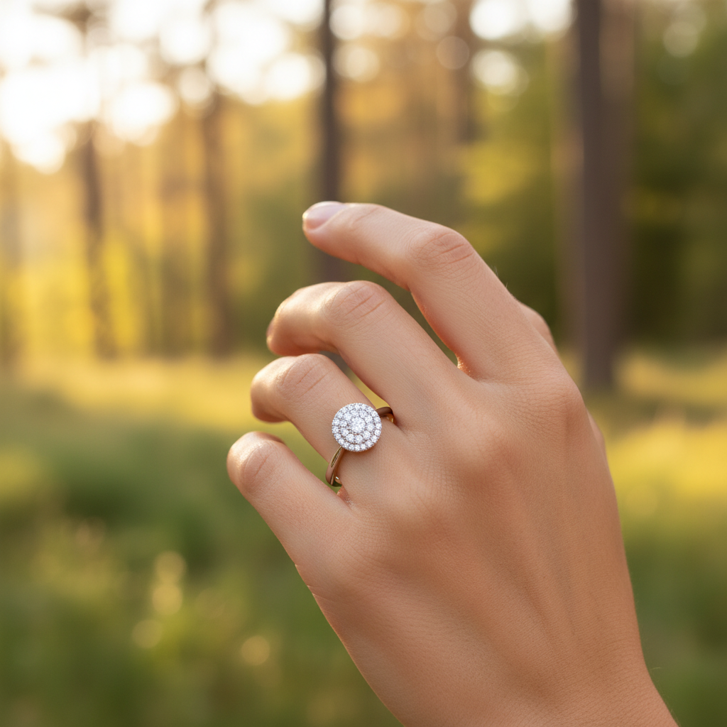 0.29 carat White gold Diamond ring