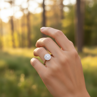 0.29 carat White gold Diamond ring