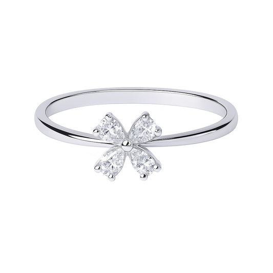 0.09 carat White gold Diamond ring