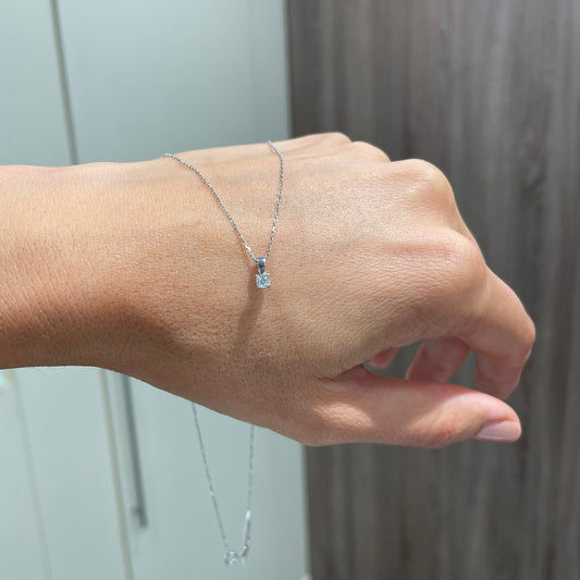 Classic pendant with diamond 0.10 carats