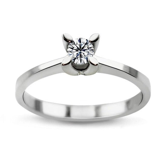 Класически диамантен пръстен 0.23 карата