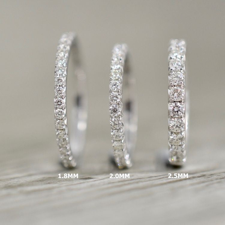 Дамска халка от бяло злато с диаманти 0.40 ct
