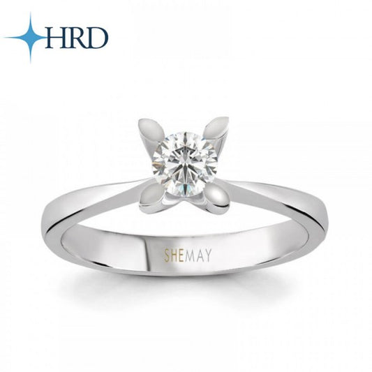 Класически годежен пръстен с диамант 0.20 ct