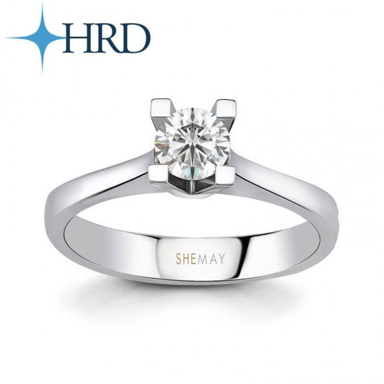 Класически годежен пръстен с диамант 0.40 ct