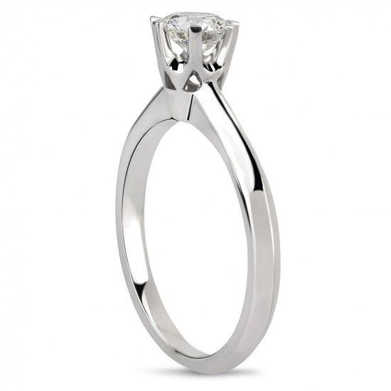 Класически годежен пръстен с диамант 0.60 ct