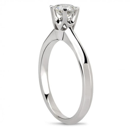 Класически годежен пръстен с диамант 0.60 ct