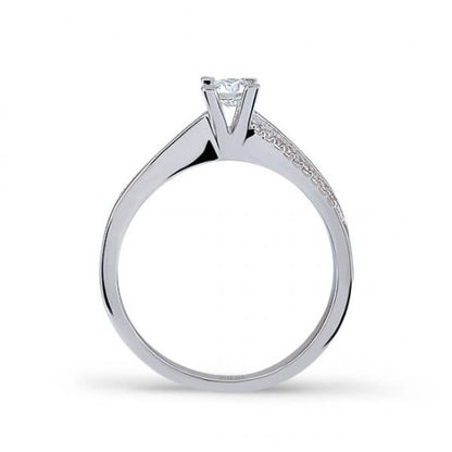  Годежен пръстен с диаманти 0.22 ct