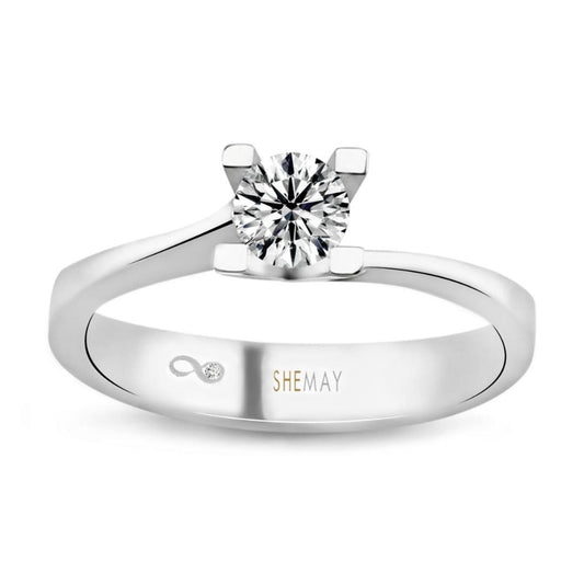 Годежен пръстен с диамант 0.25 карата лимитирана колекция “Любов до безкрай”