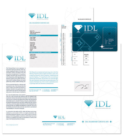 Класически годежен пръстен от бяло злато с диамант 0.40 ct