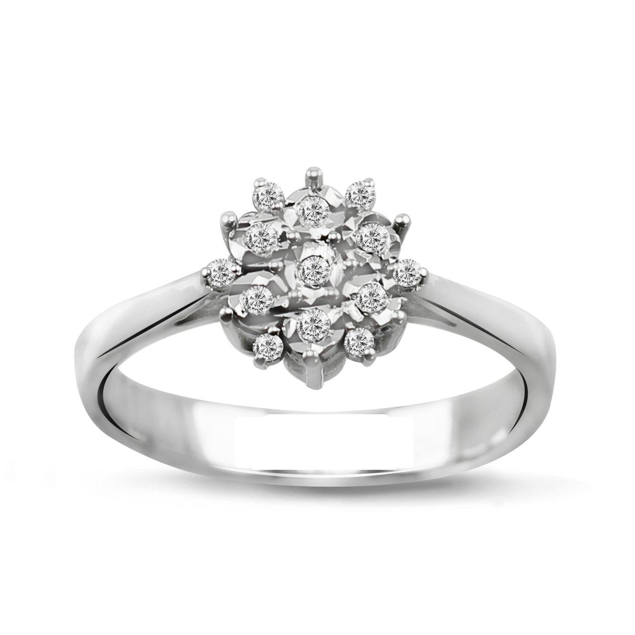 Диамантен пръстен 0.19 карата