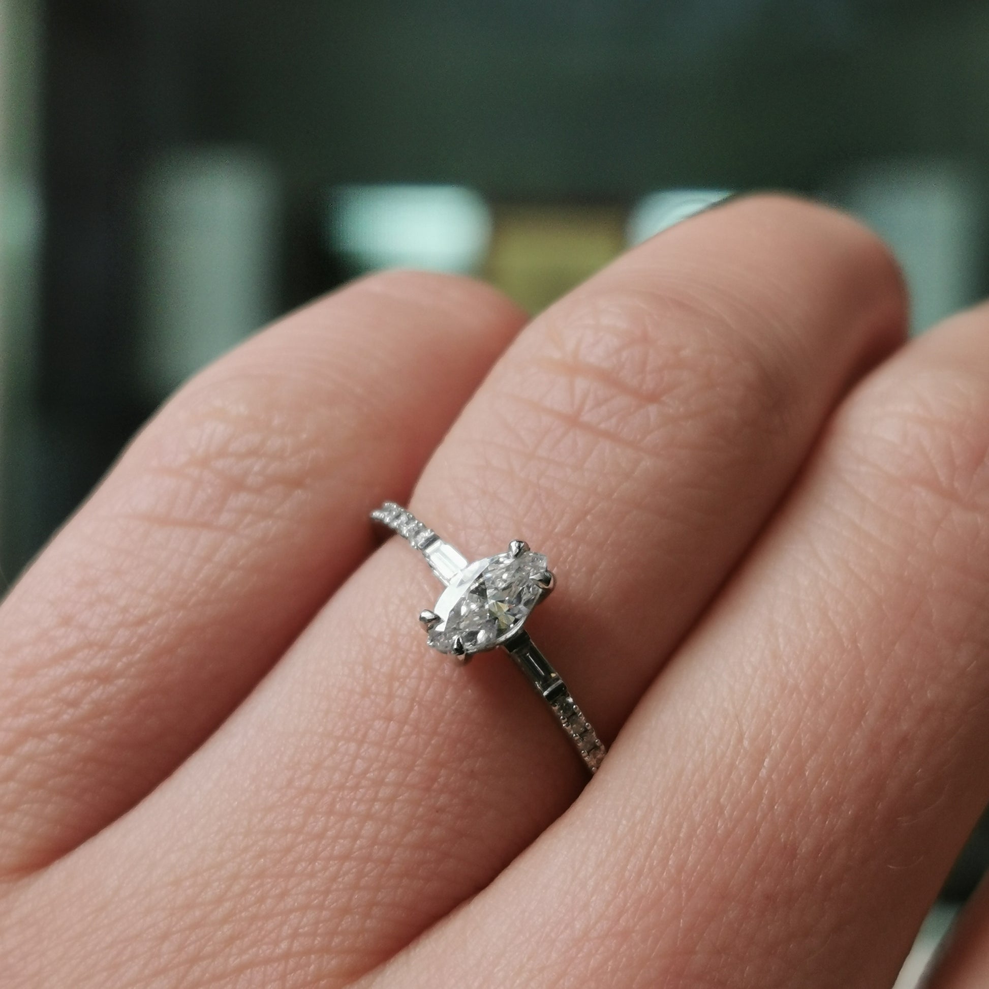 Пръстен с диаманти 0.54 карата