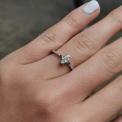 Пръстен с диаманти 0.54 карата