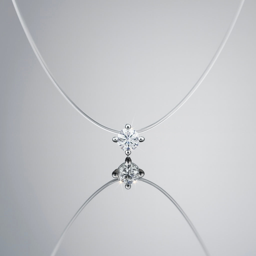 Диамантена висулка на корда 0.24 карата