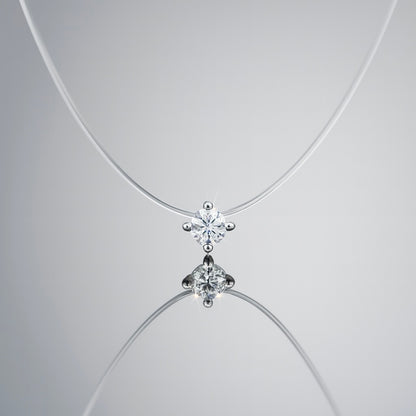 Диамантена висулка на корда 0.24 карата