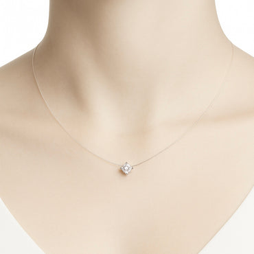 Диамантена висулка на корда 0.24 карата