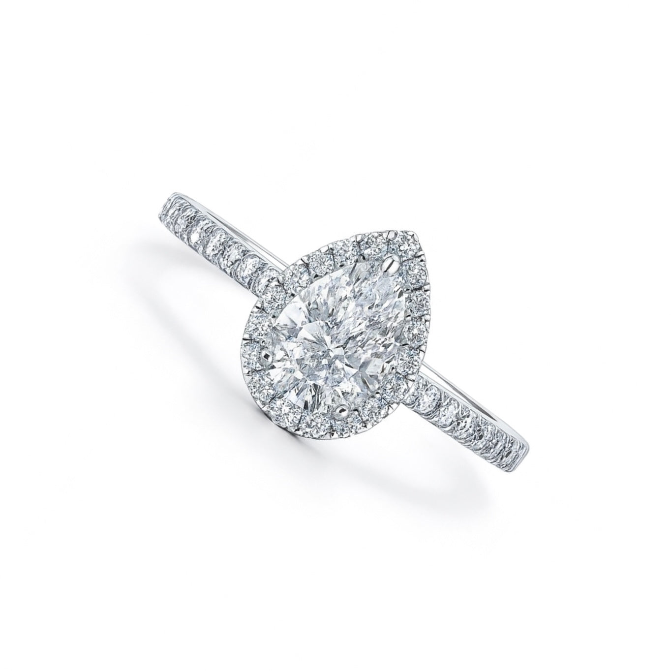 Дамски пръстен с диаманти 1.34 карата