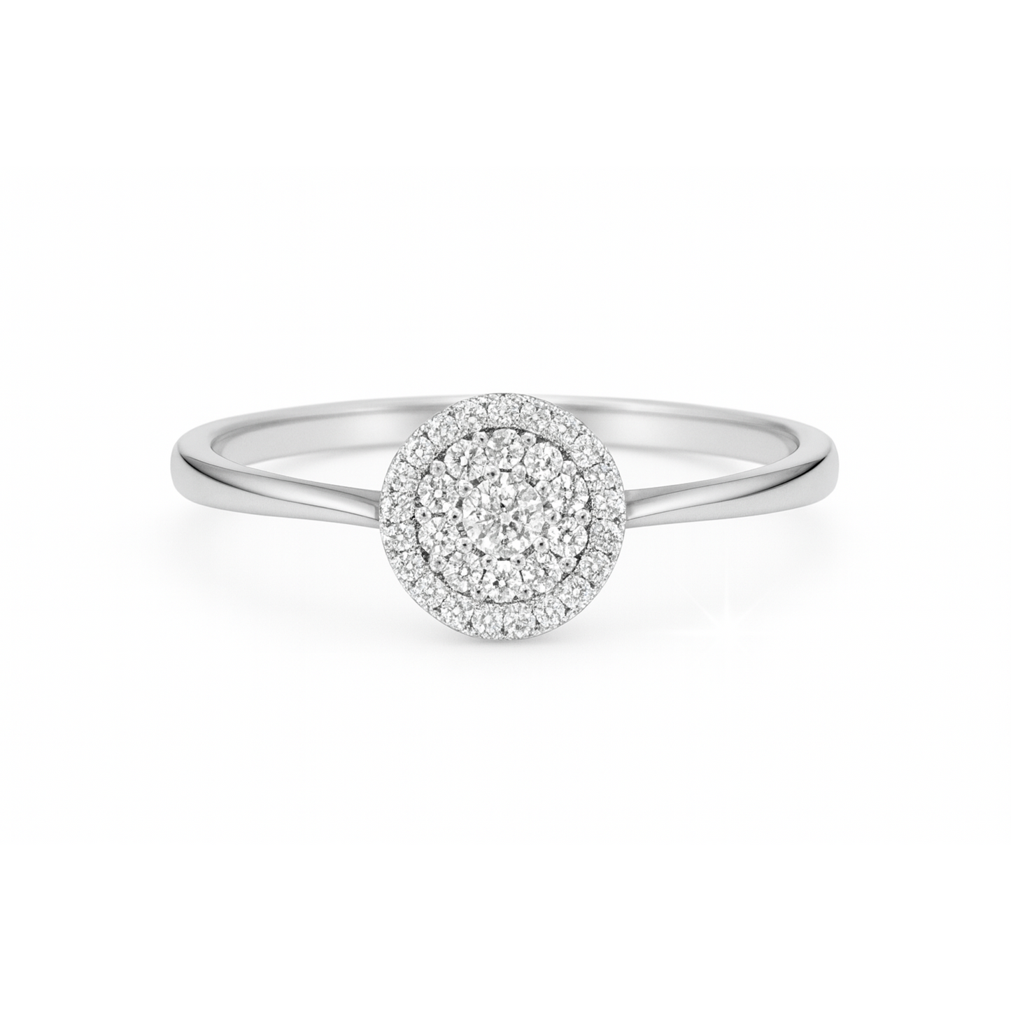 0.29 carat White gold Diamond ring