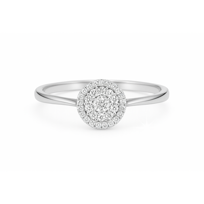 0.29 carat White gold Diamond ring