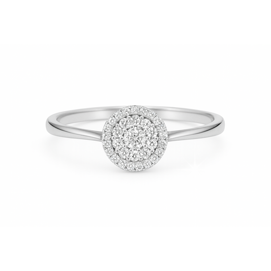 0.29 carat White gold Diamond ring