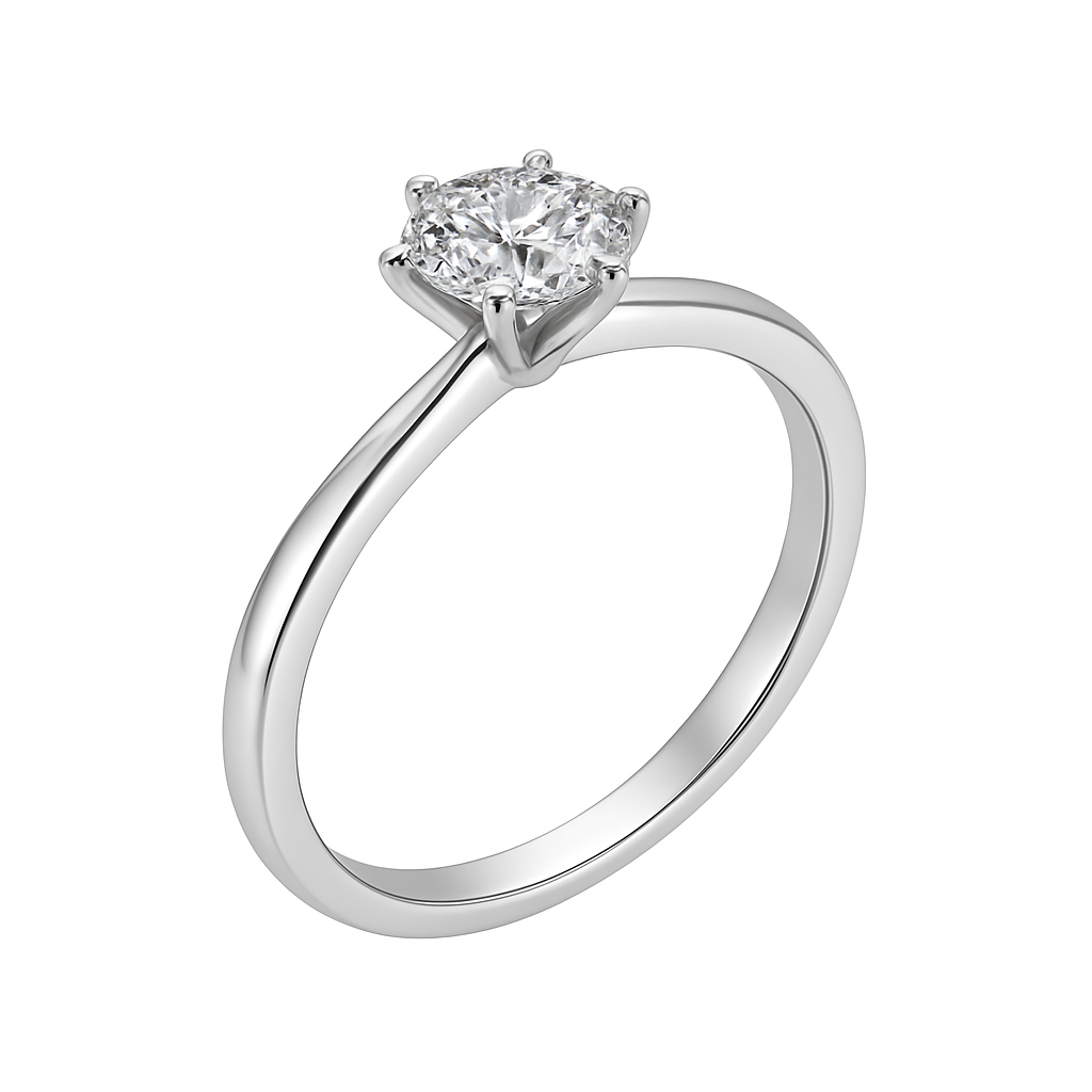 Дамски пръстен с диамант 0.70 карата GIA