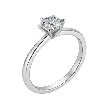 Дамски пръстен с диамант 0.70 карата GIA