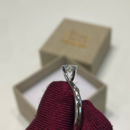 Годежен пръстен с диамант 0.35 карата Black Friday -25%