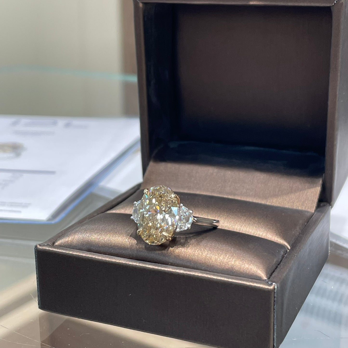 Инвестиционен диамантен пръстен 6.13 карата диаманти Black Friday -25%