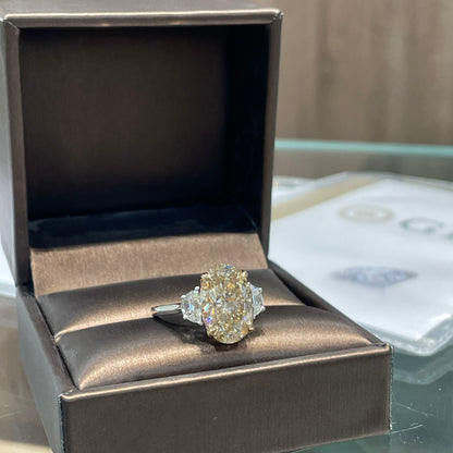 Инвестиционен диамантен пръстен 6.13 карата диаманти Black Friday -25%